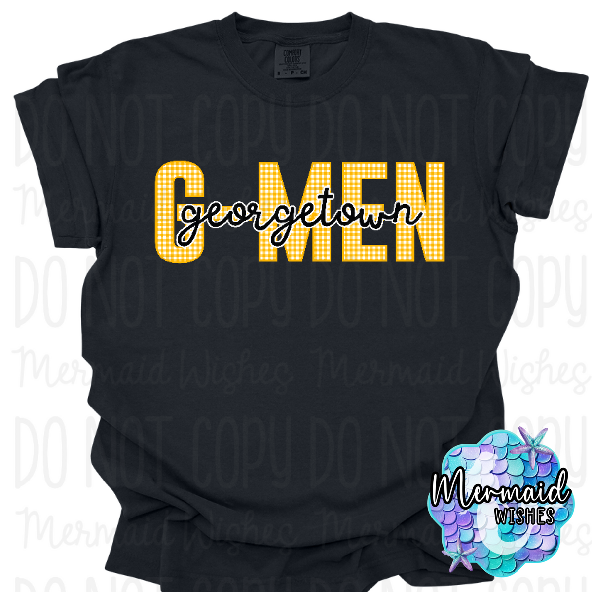 Georgetown G-Men Gingham (CC-TShirt)