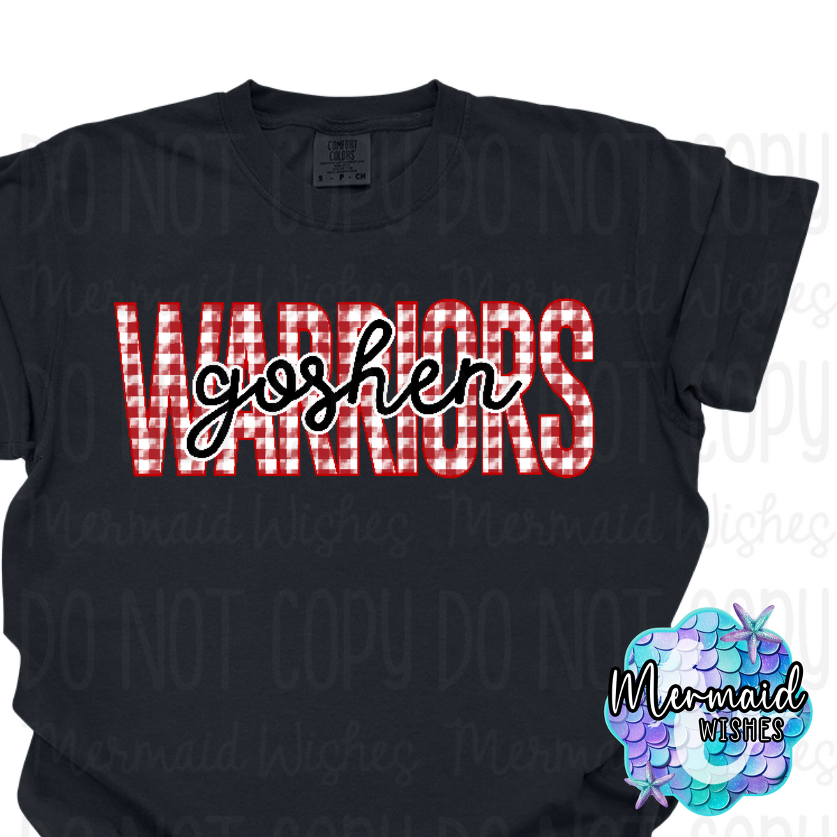 Goshen Warriors Gingham (CC-TShirt)
