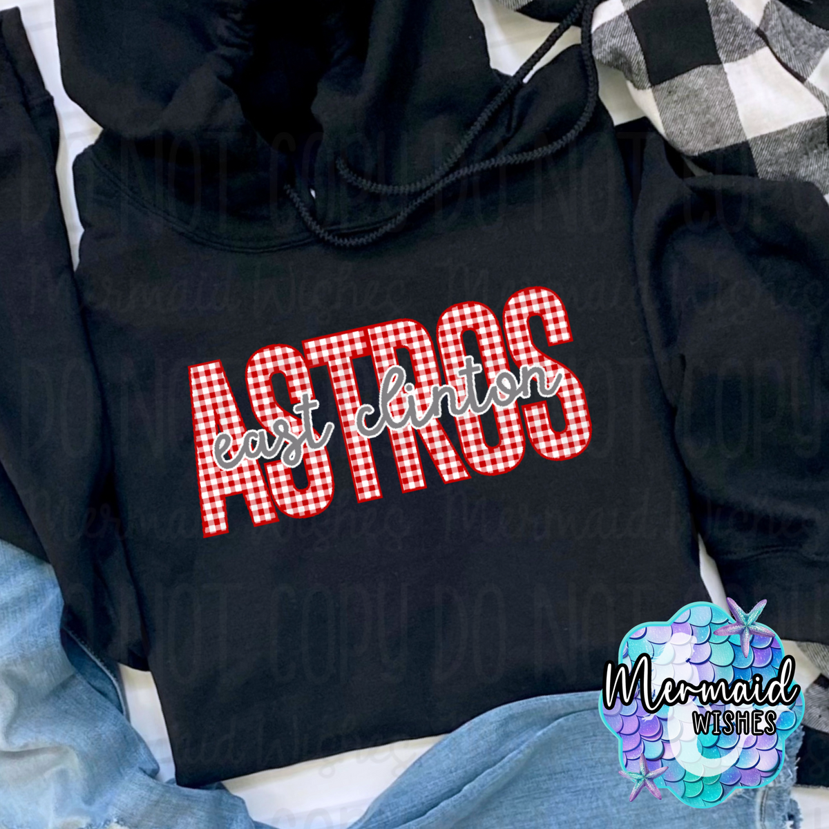 East Clinton Astros Gingham (TShirt, Crewneck & Hoodie)