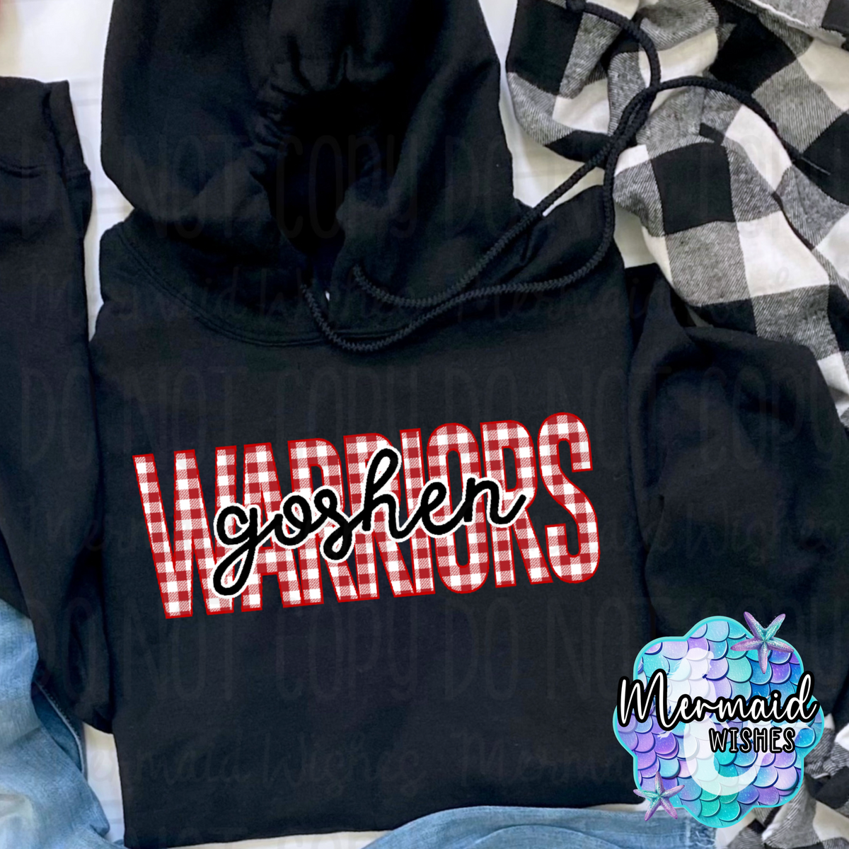 Goshen Warriors Gingham (TShirt, Crewneck & Hoodie)