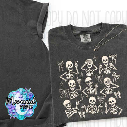 Retro Silly Skeleton (CC TShirt)