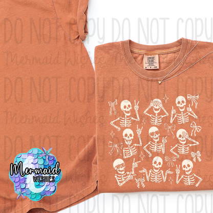 Retro Silly Skeleton (CC TShirt)