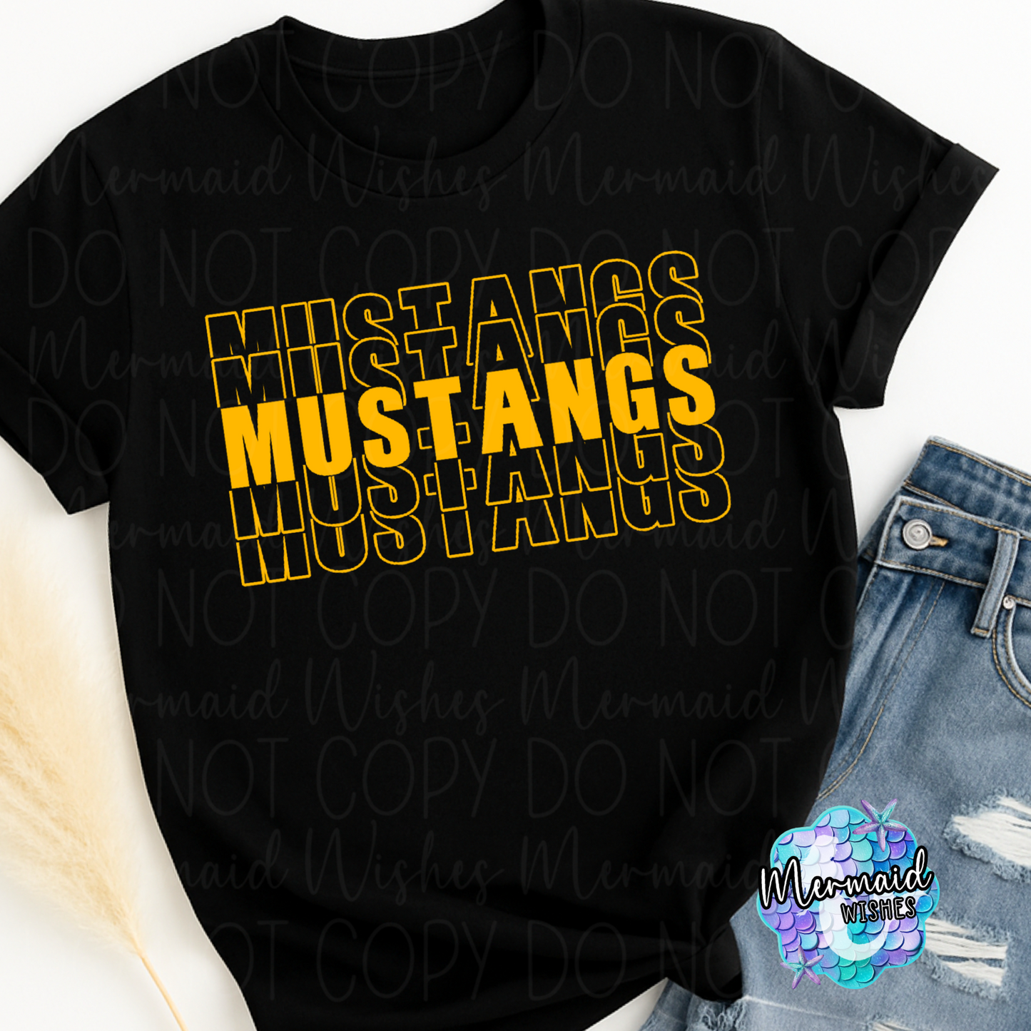 Mustangs Stacked