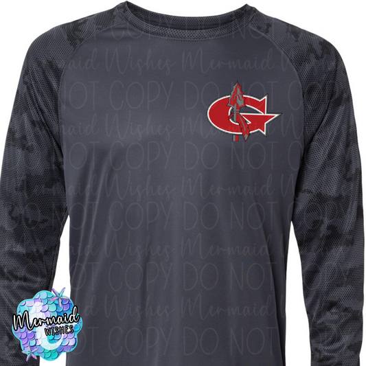 Goshen Warriors Original Logo Camo Sleeves