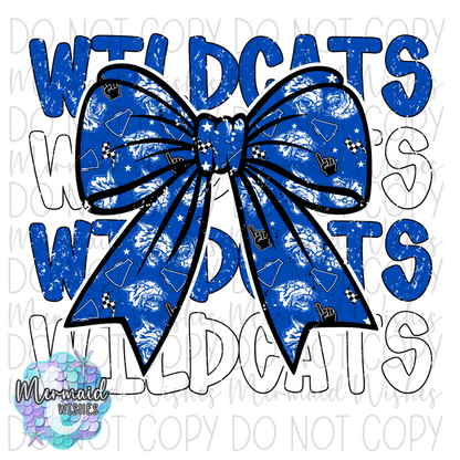 Williamsburg Wildcats Bow Distressed
