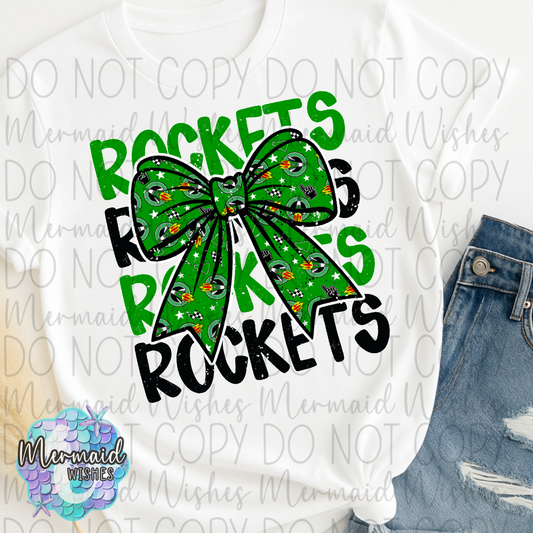 Fayetteville Rockets Bow Distressed