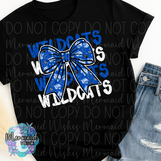Williamsburg Wildcats Bow Distressed