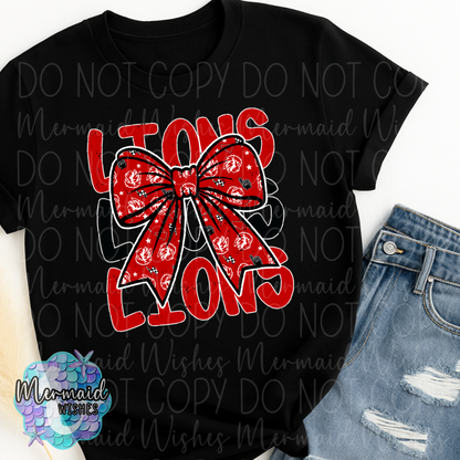 Fairfield Lions Bow Distressed