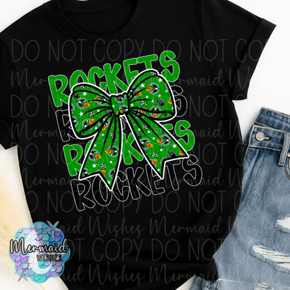 Fayetteville Rockets Bow Distressed