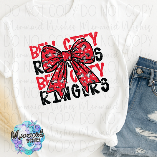 Bell City Ringers Bow Distressed