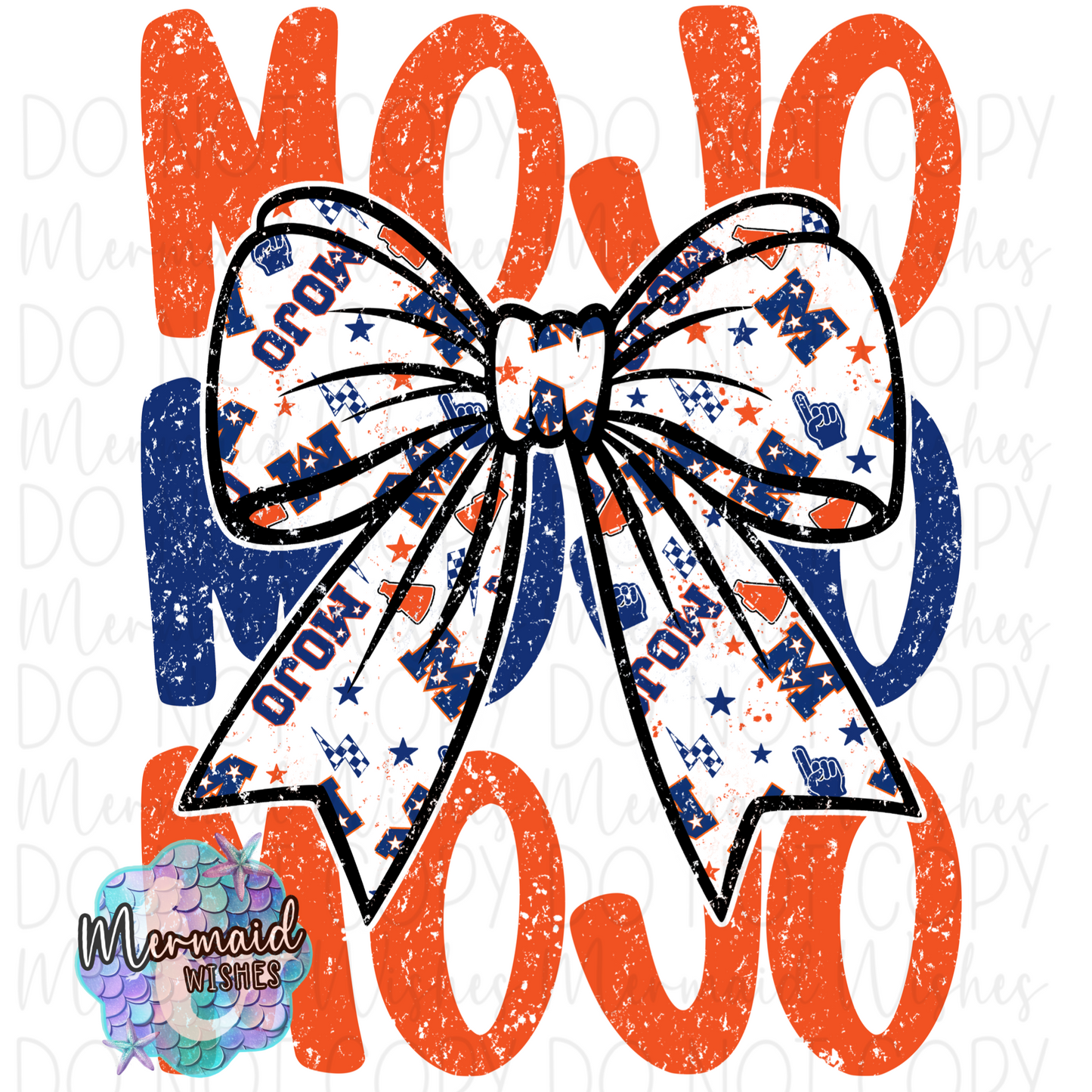 Mojo Bow Distressed
