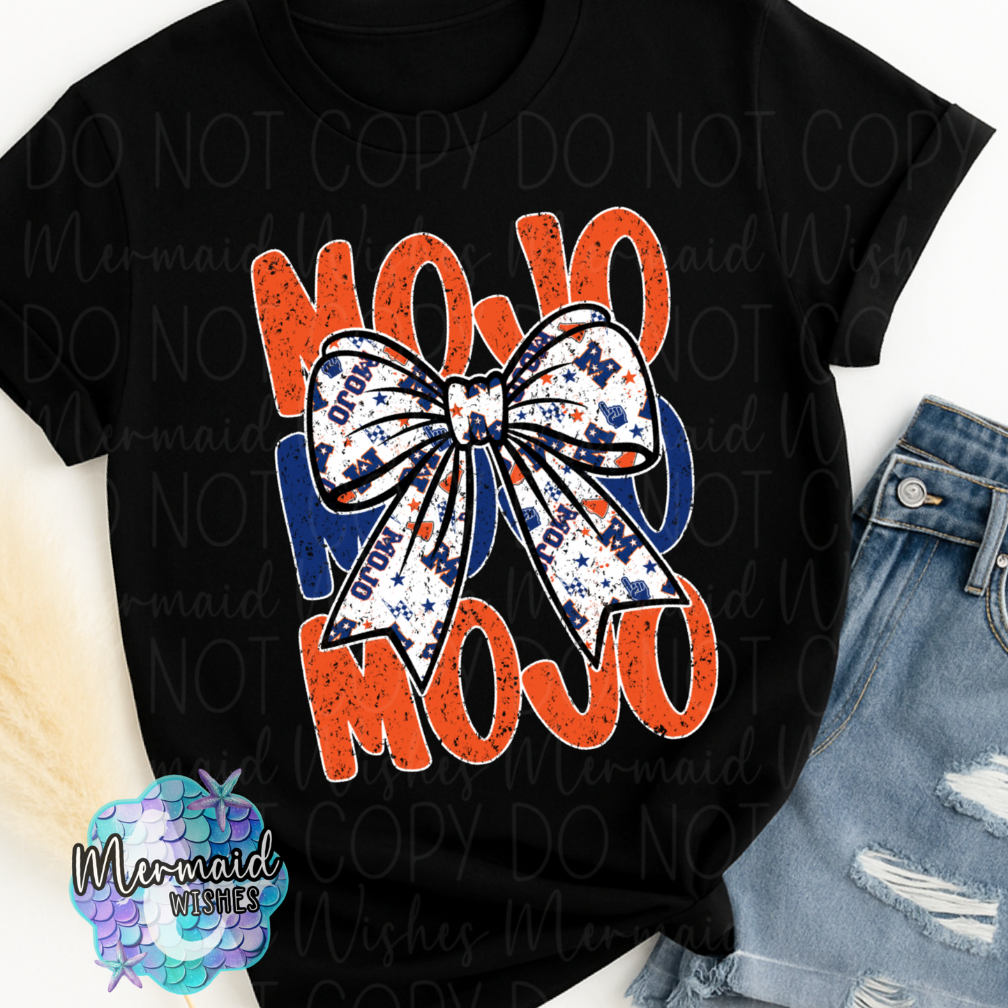 Mojo Bow Distressed