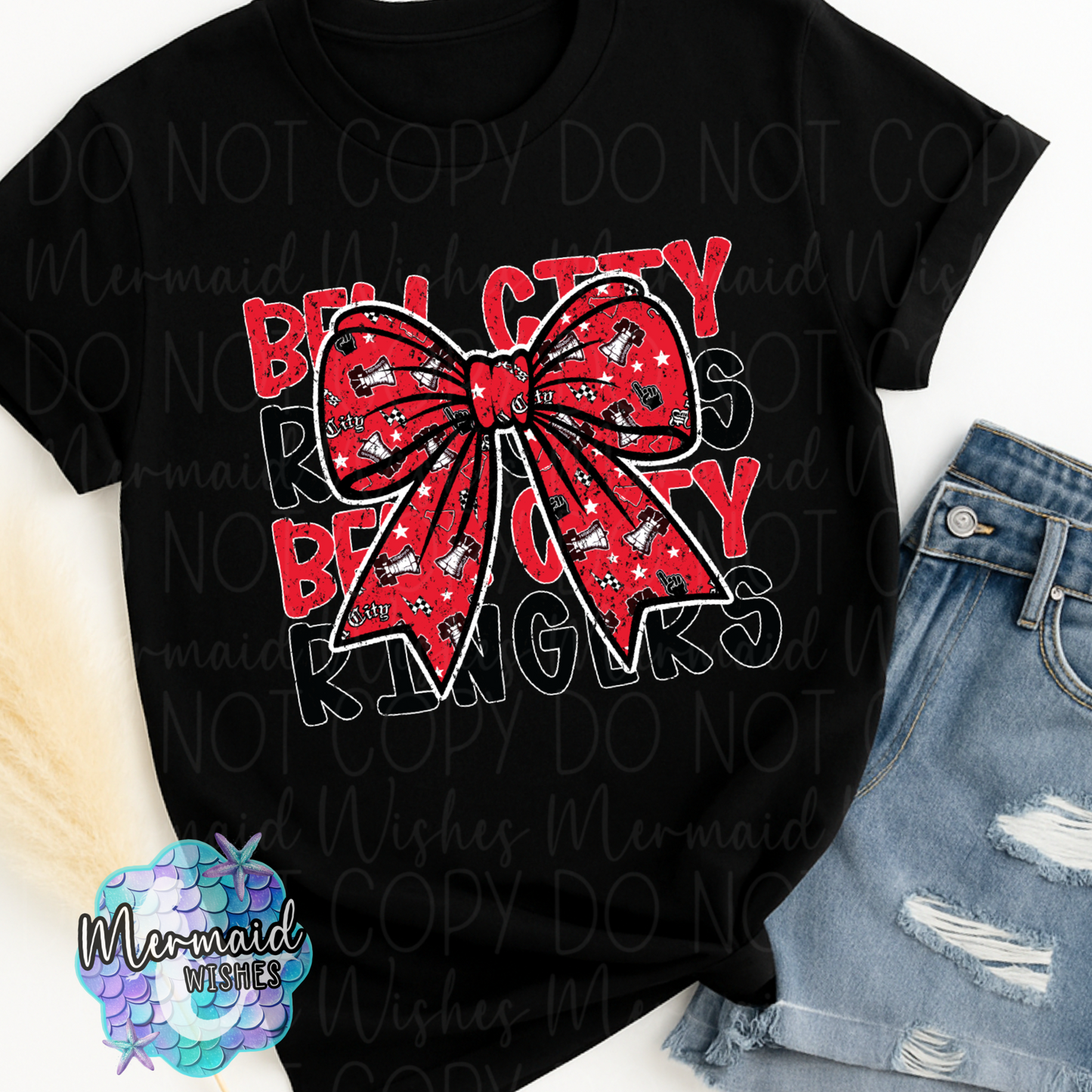 Bell City Ringers Bow Distressed