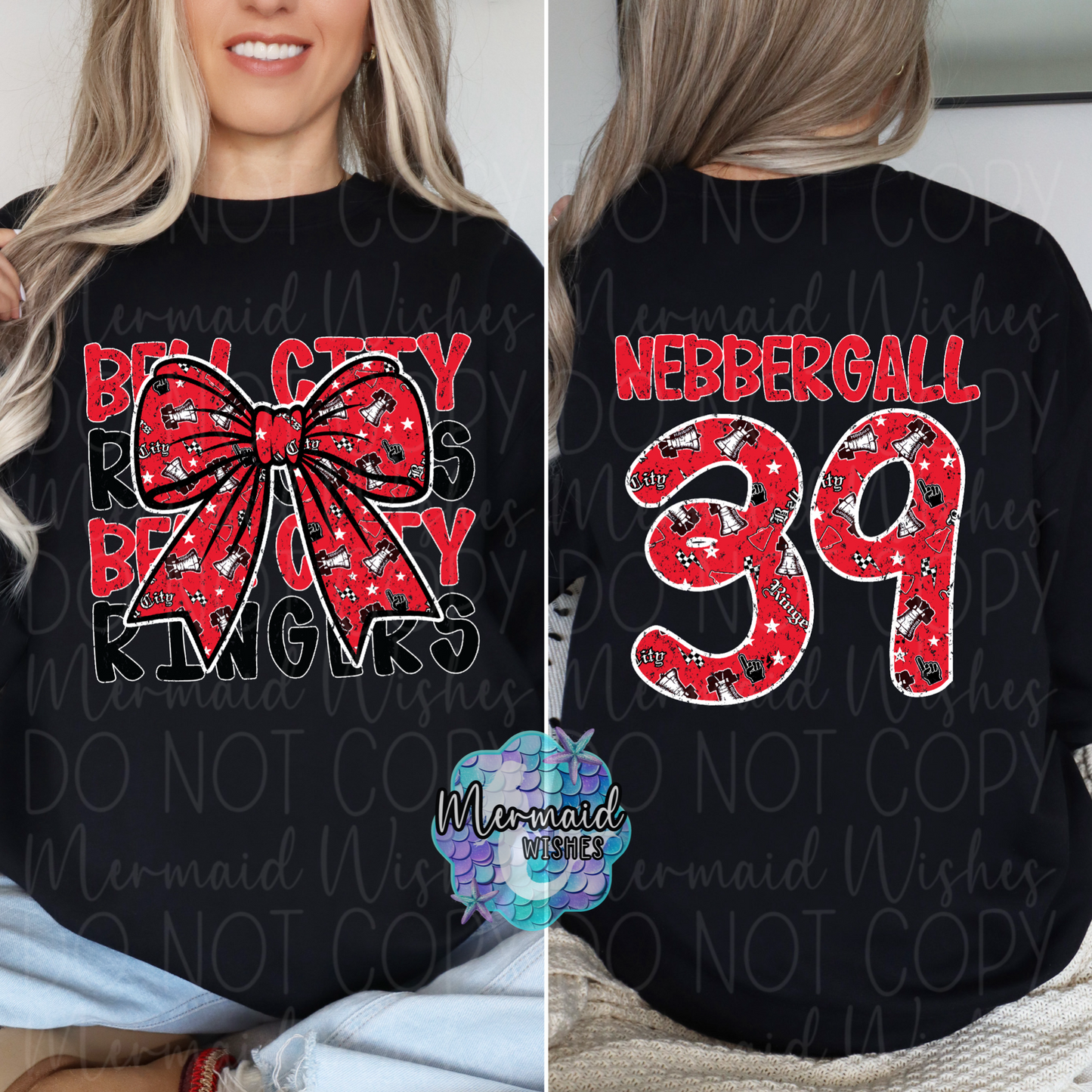 Bell City Ringers Bow Distressed