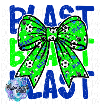 Blast Soccer Bow Distressed