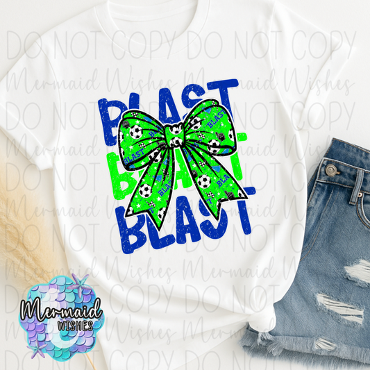 Blast Soccer Bow Distressed