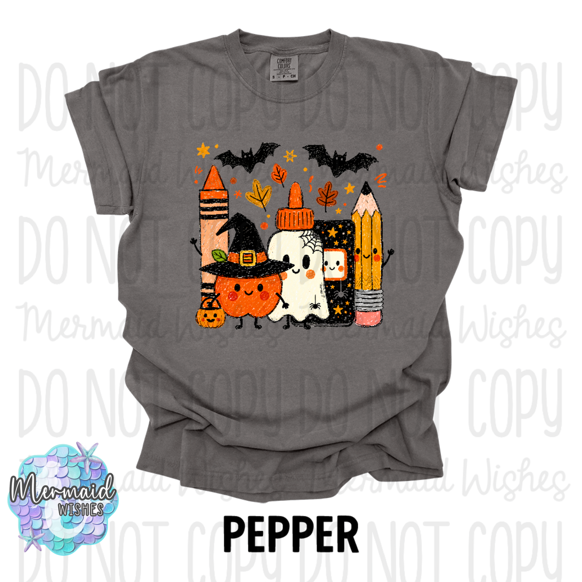 Halloween School Supplies - (CC-TShirt)
