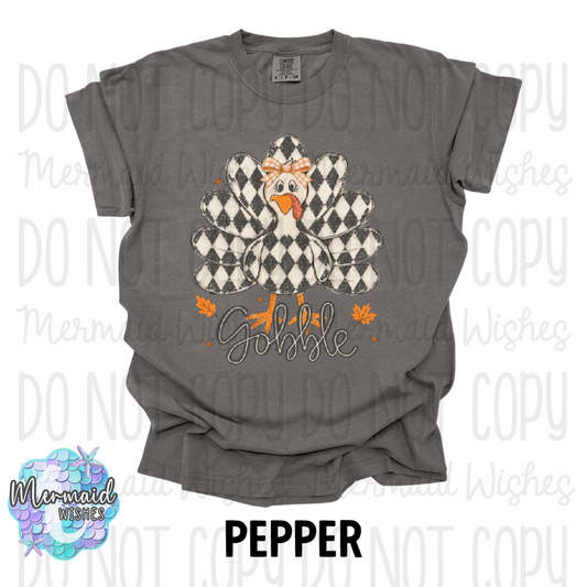 Preppy Turkey Gobble - (CC-TShirt)