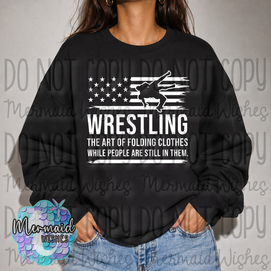 Wrestling: The Art of Folding Clothes (Fayetteville Rockets Fundraiser)