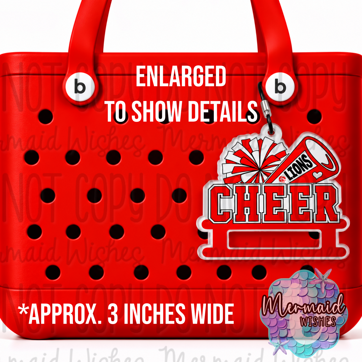 Cheer Hair Tie Holder (Fairfield Lions Fundraiser)