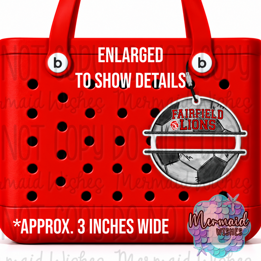 Soccer Personalized Hair Tie Holder (Fairfield Lions Fundraiser)