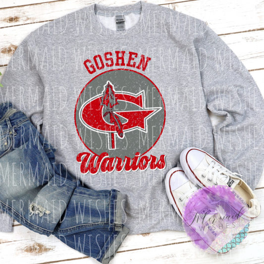 Goshen Warriors Vintage Circle (DTF)