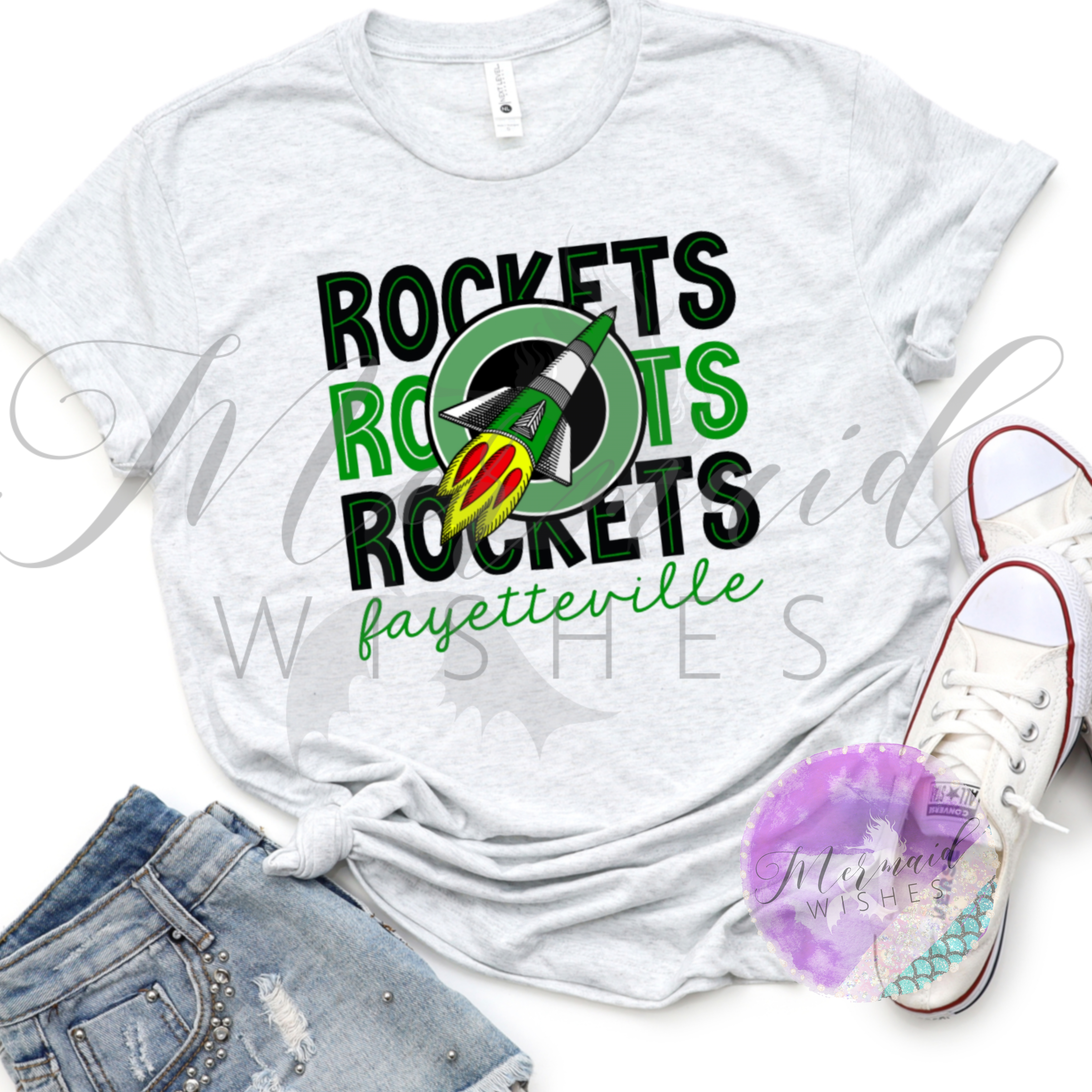 Fayetteville Rockets Doodle (DTF) – Mermaid Wishes