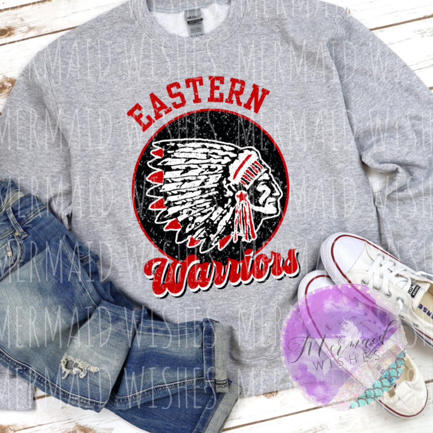 Eastern Warriors Vintage Circle (DTF)