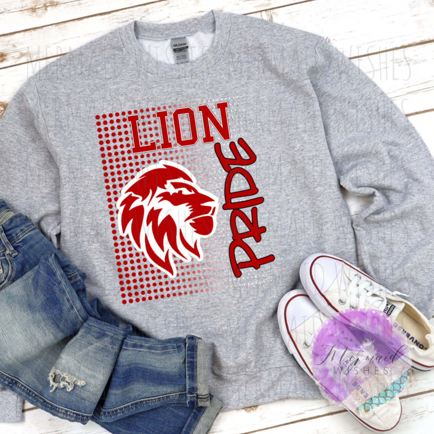 Fairfield Lions Halftone (DTF)