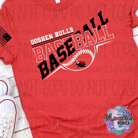 Goshen Bulls Baseball Split